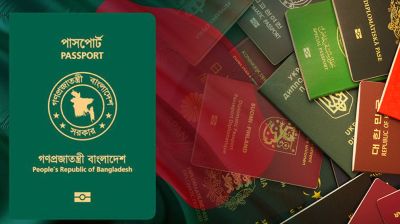শক্তিশালী পাসপোর্টের তালিকায় সিঙ্গাপুর শীর্ষে, বাংলাদেশের অবস্থান ১০০তম