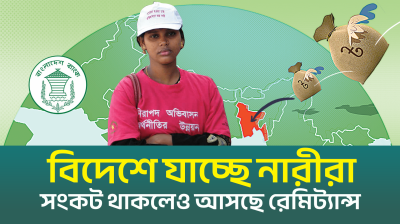 রেমিট‍্যান্স প্রবাহে অবদান রাখছে নারীরা (ভিডিও)