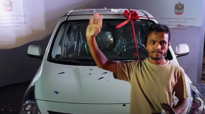 আমিরাতে ঈদ ড্র, গাড়ি জিতলেন বাংলাদেশি রুবেল