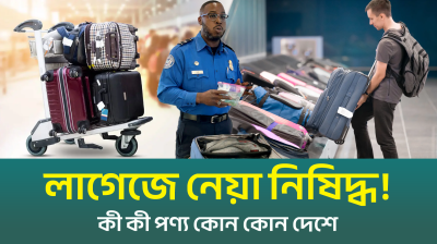 বিদেশ ভ্রমণে লাগেজে কী কী নেয়া যায় না? (ভিডিও)