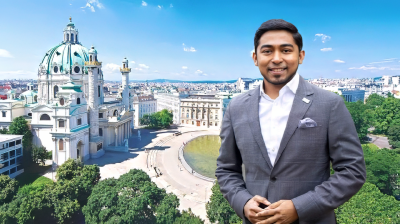 অস্ট্রিয়ার ভিয়েনায় ডিস্ট্রিক্ট কাউন্সিলর হলেন বাংলাদেশের নয়ন