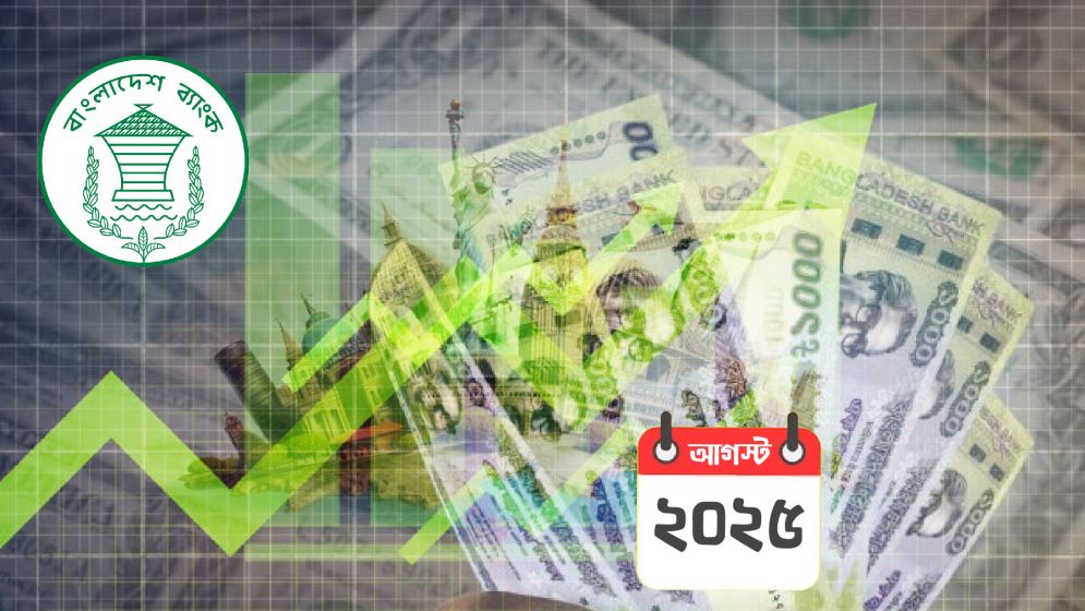 আগস্ট মাসে এসেছে গত পাঁচ বছরের রেকর্ড রেমিট্যান্স