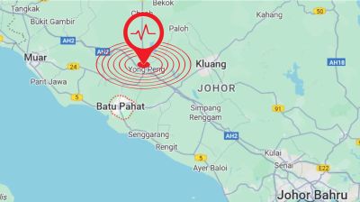 আবারো ভূকম্পন মালয়েশিয়ার জোহরে