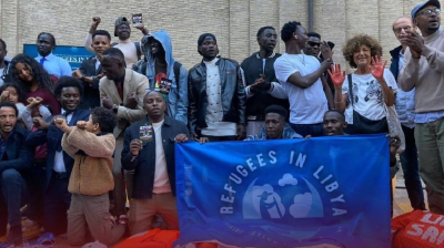 লিবিয়ার অভিবাসী চুক্তির বিরুদ্ধে রোমে বিক্ষোভ