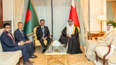 বাহরাইনের স্বরাষ্ট্র উপমন্ত্রীর সাথে পররাষ্ট্র উপদেষ্টার সৌজন্য সাক্ষাৎ