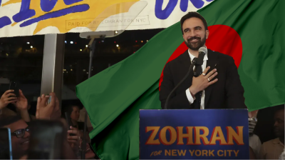 নিউ ইয়র্কে বাংলাদেশি আঙ্কেল আন্টিদের ধন্যবাদ জানালেন মামদানি