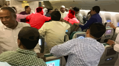বিমানের ভেতর কেন লাগে মারপিট?
