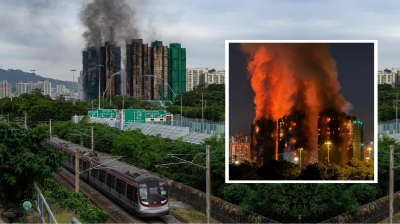 হংকংয়ের অ্যাপার্টমেন্টে আগুনে নিহত ৪৪, নিখোঁজ ২৭৯ জন