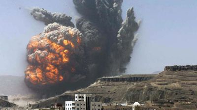 ইয়েমেনে বিমান হামলা চালাল সৌদি আরব