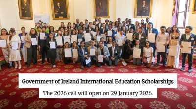 আয়ারল্যান্ডের ফুল ফান্ডেড স্কলারশিপ