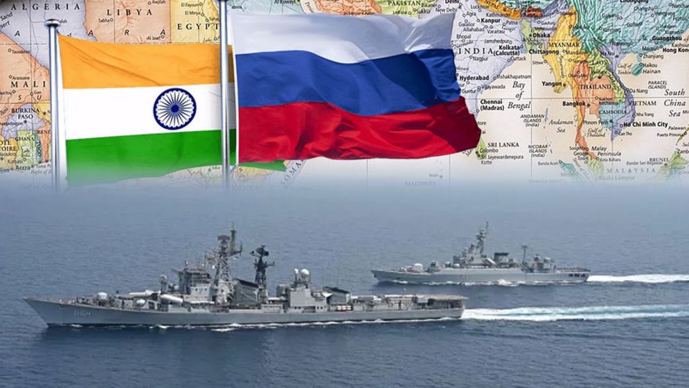 বঙ্গোপসাগরে ভারত-রাশিয়ার যৌথ সামরিক মহড়া