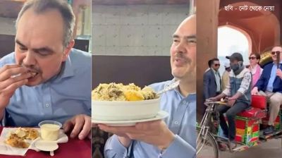 পুরান ঢাকার অলিগলিতে মার্কিন রাষ্ট্রদূত