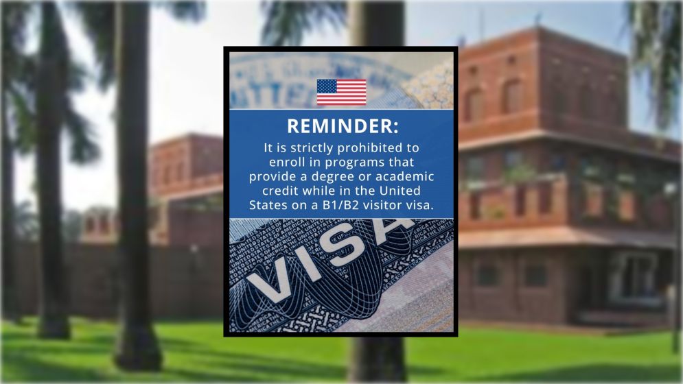 যুক্তরাষ্ট্রে ভিজিট ভিসায় গিয়ে পড়ালেখা নিষিদ্ধ