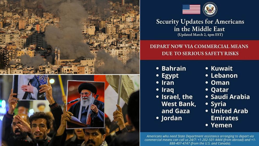 মধ্যপ্রাচ্য থেকে নাগরিকদের সরে যেতে বলল আমেরিকা, ইসরায়েলে বৃষ্টির মতো ক্ষেপণাস্ত্র ছুড়েছে ইরান