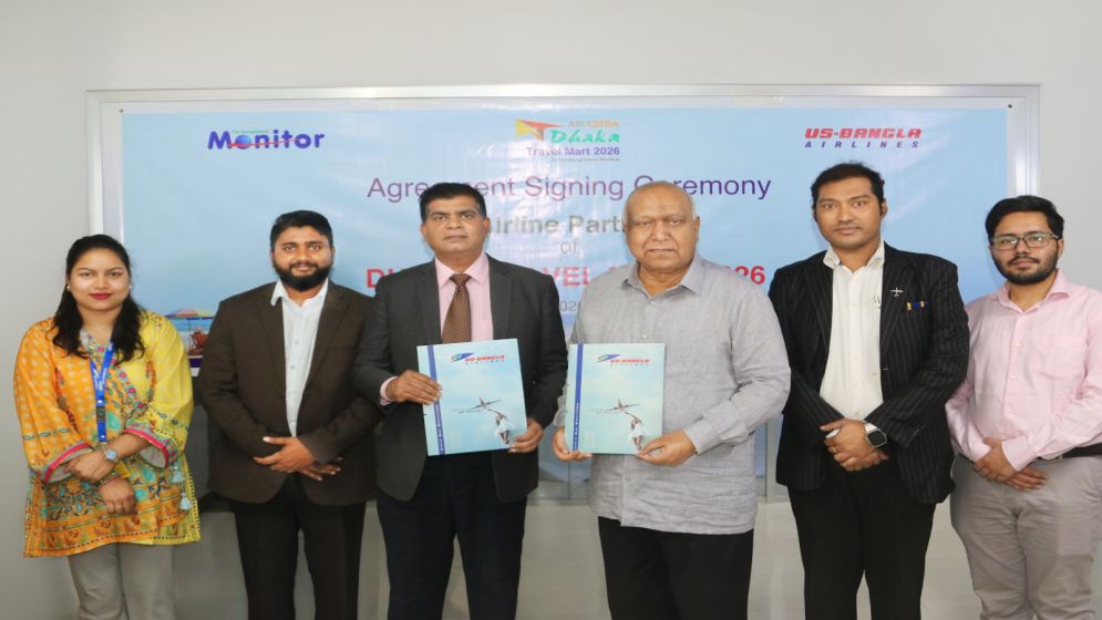 ঢাকা ট্রাভেল মার্টে ইউএস-বাংলা এয়ারলাইন্স