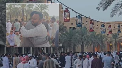 সৌদির রিয়াদের জাতীয় ধীরা মসজিদে ঈদের জামাতে প্রবাসীর ঢল