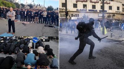 আল-আকসায় ঈদের নামাজে মুসল্লিদের ওপর ইসরায়েলের হামলা