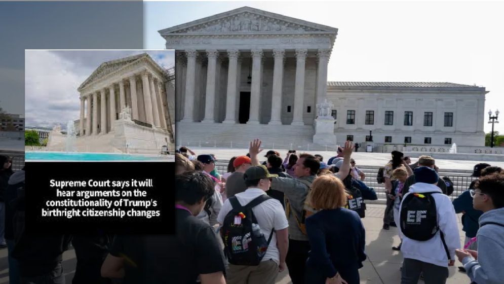 যুক্তরাষ্ট্রে জন্মসূত্রে নাগরিকত্ব নিয়ে সুপ্রিম কোর্টে শুনানি