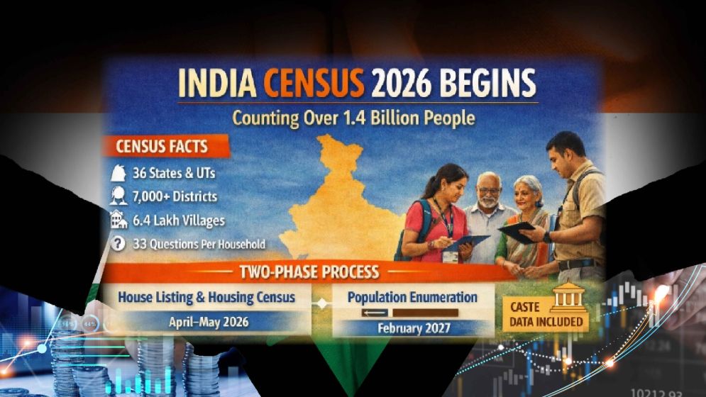ভারতে শুরু হলো বহুল বিতর্কিত ও ঐতিহাসিক জনশুমারি