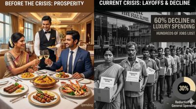 দুবাইয়ে যুদ্ধের ধাক্কা: যাচ্ছে চাকরি, কমছে কামাই