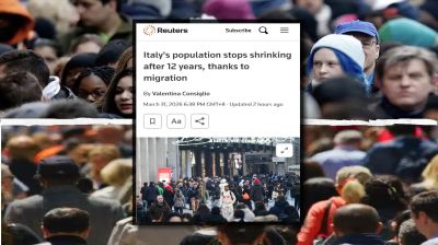 ইতালিতে জন্মহার কমছে; শ্রমঘাটতি পূরণে অভিবাসনই ভরসা