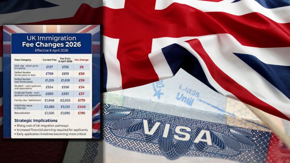 যুক্তরাজ্যে ভিসা ও অভিবাসন ফি বাড়ল