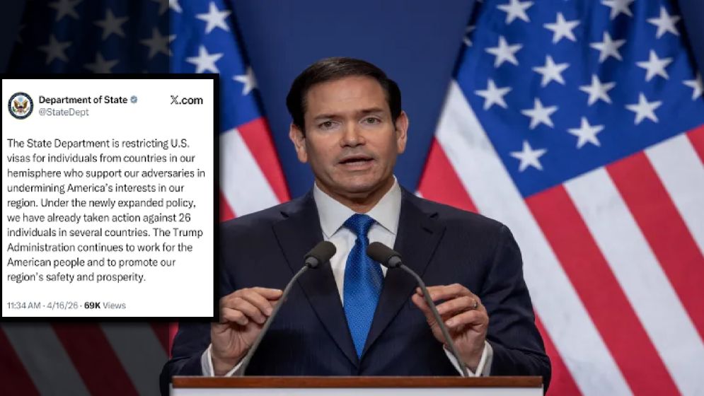 যুক্তরাষ্ট্রে থেকে মার্কিনবিরোধীদের ভিসা বাতিলের পদক্ষেপ