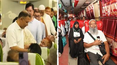 সৌদি পৌঁছেছে দেশের প্রথম হজ ফ্লাইট
