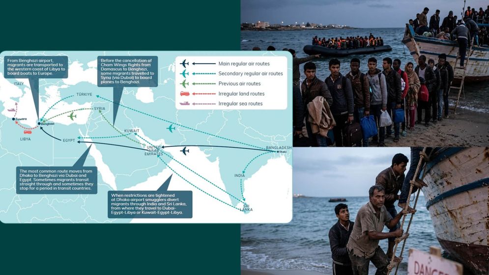 অবৈধপথে ইতালি যাত্রা: দেশে-বিদেশে লেনদেন আড়াই হাজার কোটি টাকা