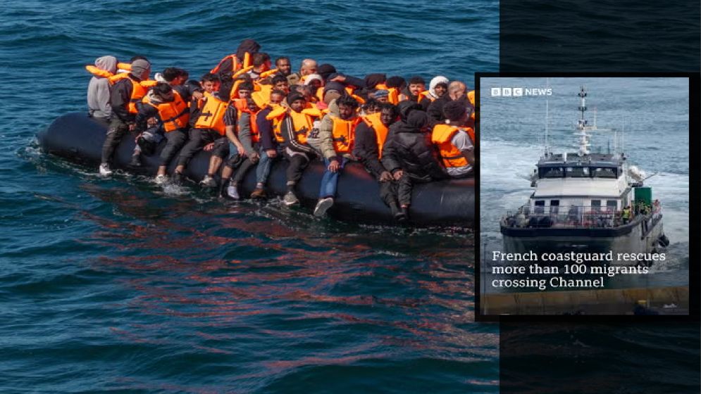 ইংলিশ চ্যানেলে নৌকা বিকল, ফরাসি কোস্টগার্ডে উদ্ধার ১১৯ অভিবাসী