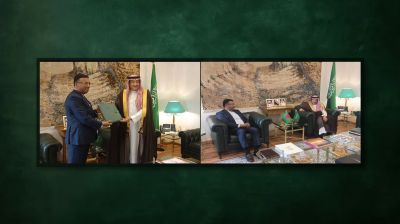 সৌদি পররাষ্ট্র উপমন্ত্রীর সাথে বাংলাদেশের প্রধানমন্ত্রীর পররাষ্ট্রবিষয়ক উপদেষ্টার সাক্ষাৎ