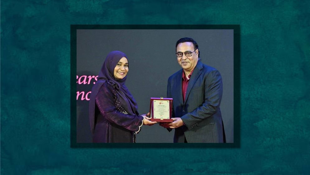 মালদ্বীপে বিশেষ সম্মাননা পেলেন প্রবাসী শিক্ষাবিদ