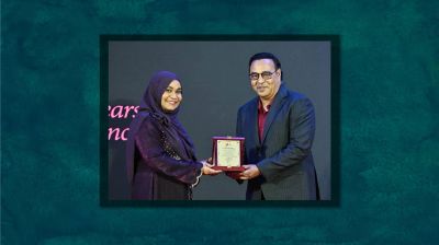 মালদ্বীপে বিশেষ সম্মাননা পেলেন প্রবাসী শিক্ষাবিদ