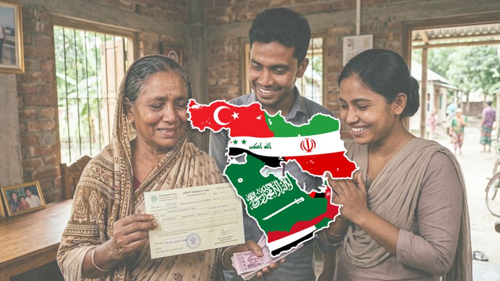 বাংলাদেশের রেমিট্যান্সের প্রাণকেন্দ্র মধ্যপ্রাচ্য