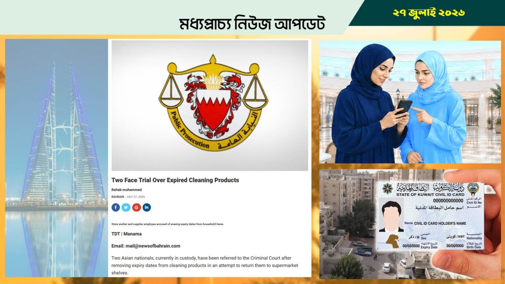 বাহরাইনে সিসি ক্যামেরায় দুই এশিয়ানের কাণ্ড