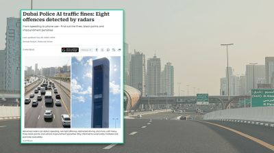 আমিরাতে ট্রাফিক এআই রাডার ব্যবস্থা চালু