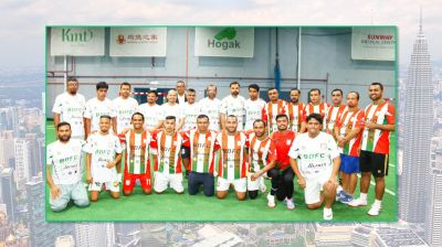 মালয়েশিয়ায় প্রবাসী বাংলাদেশিদের সাথে ফুটসাল খেললেন ক্রীড়া প্রতিমন্ত্রী