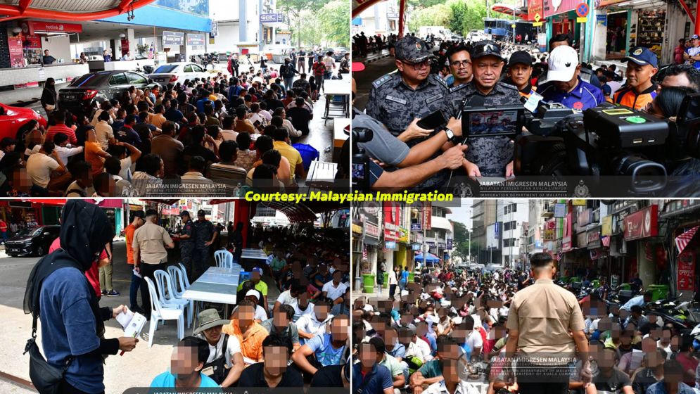 মালয়েশিয়ার লেবুহ পুদুতে ৪৭২ বিদেশি আটক