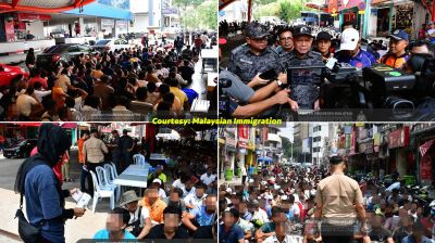 মালয়েশিয়ার লেবুহ পুদুতে ৪৭২ বিদেশি আটক