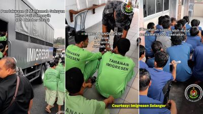 মালয়েশিয়ার সেলেঙ্গরে বিচারের কাঠগড়ায় ৪৭ বাংলাদেশি